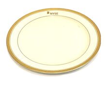 Rare NYSE New YorK Stock Exchange Luncheon Club Pickard Dinner Plate Gold picture