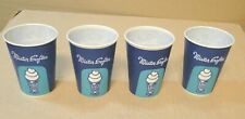 4 Vintage Unused Mr. Softee Ice Cream Cups, Made in USA picture