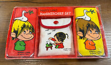 1974 Sanrio Handkerchief Set w/ Box Japan by Marty links, cartoonist RARE VNTG picture