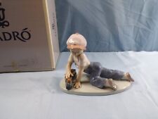 1992 Collectors Society Lladro Porcelain Figurine #7619 All Aboard w/ Box picture