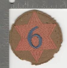 WW 1 US Army 6th Division Patch Inv# 36 picture