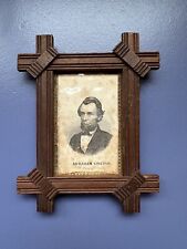 1861 Abraham Lincoln first-year print Louis Prang & Co. Boston lithographic card picture