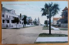 ON CHURCH STREET, JACKSONVILLE, FLA - 1907-1915 POSTCARD picture