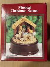 Christmas Music Box Wind Up Song Santa visiting a young girl on Christmas night picture