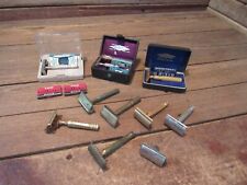 Vintage LOT Gillette, Wade & Butcher And OTHERS - Adjustable Safety Razors picture