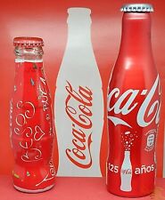 Coca Cola Bottles From Mexico (1)-125 anos, (1)-Besos 2005 Da Lo Bueno picture