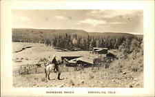 Kremmling Colorado CO Snowshoe Ranch Cowboy c1940s Real Photo Postcard picture