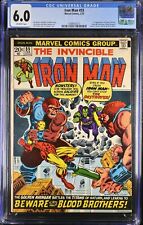 Iron Man #55 CGC FN 6.0 Off White 1st Appearance Thanos Drax Marvel 1973 picture