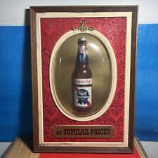 VINTAGE PABST ORIGINAL BEER SHADOW BOX WALL HANGING picture