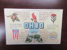 1956 Ohio Post Card, Zanesville Award Cancel - RB2783 picture