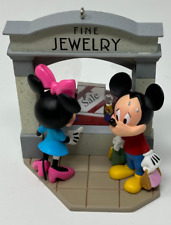 Hallmark Keepsake Christmas Ornament 2008 Disney Mickey and Minnie Window Shop picture