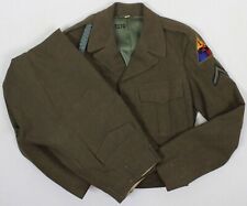 Vintage 40s/50s Korean War Era Wool Uniform Ike Jacket & Pants picture