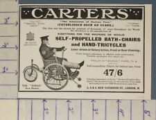 1916 CARTERS ESEGO WHEELCHAIR HEALTH MEDICAL WARTIME WW1 HISTORIC AD A-1876 picture