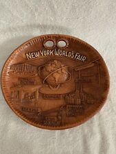 NY Worlds Fair 1964 Faux Wood Wall Hanging picture
