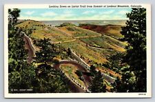 CO View of Lariat Trail from Summit of Lookout Mountain Road Old Vtg Postcard picture