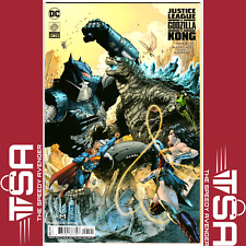 JUSTICE LEAGUE VS GODZILLA VS KONG #1 Jim Lee Scott Williams Variant DC Comics picture