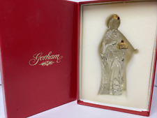 Gorham Crystal Germany Nativity Wiseman King Melchior Gold Figurine 6 1/2