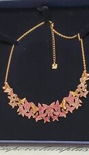 SWAROVSKI  Necklace Large Multi Color Pink  / Rose / Gold R $299.00 picture