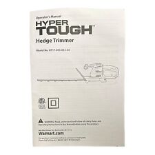 Hyper Tough Hedge Trimmer HT17-095-033-44 Operator's Instruction Manual Parts picture