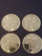 4 Disneyland Medallions 123-126 Chip &Dale, Darkwing Duck, Duck Tales, Tale Spin picture