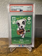 2016 Nintendo Amiibo Card Animal Crossing #101 K.K. Slider Holo PSA 10 Gem Mint picture