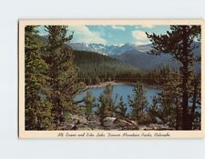 Postcard Mt. Evans & Echo Lake Denver Mountain Parks Colorado USA picture