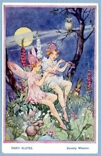Dorothy Wheeler Fairy Flutes Postcard 1948 Posted picture