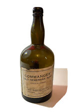 PRE PROHIBITION “ Commander” Old Demerara Rum- John  Bisset & Co. Scotland. 1828 picture