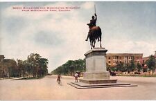 Chicago Washington Park Monument Grand Boulevard Unused 1910 IL  picture