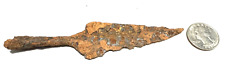 Ancient Celtic Roman metal spear point lance arrowhead #2 excavated & original picture