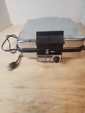 Vintage GE General Electric Waffle Maker Grill Iron Baker Chrome A2G48T TESTED picture