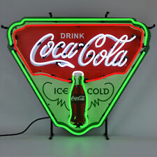 Coca Cola Neon sign Ice Cold Evergreen drink Coke lamp light Vendo Machine picture