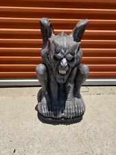 Animated Halloween LARGE GARGOYLE  With Sounds and Red Flashing Lights picture