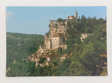 High Place of Pilgrimage 2nd Site in Rocamadour France Postcard Aerial View picture