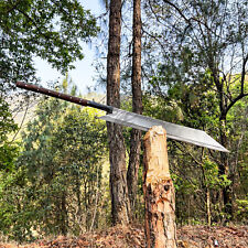 Custom Handmade Machete Carbon Steel Blade Long Handle Extremely Sharp Sheath picture