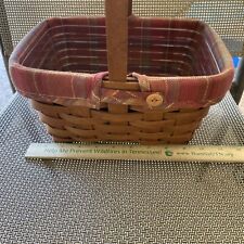 Longaberger Basket Rectangle 2007  Rust Liner Clear Protector picture