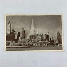 Postcard lllinois Chicago IL Art Institue Unposted 1940s Black White Chrome picture