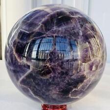 2920g Natural Dream Amethyst Quartz Crystal Sphere Ball Healing picture