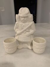 Gekkeikan Samurai Sake Set with Sipping Cups And Empty Sake Bottle picture