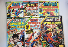 GIANT SIZE SPIDER-MAN #1 2 3 4 5 6 Marvel Comics 1974/1975 6 books picture
