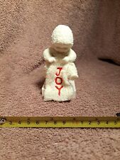 Vtg Department 56 “Knitting Is Pure Joy” Snow Baby 2005 / No Box picture