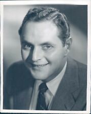1950 Dan Seymour NBC Radio TV We The People Broadcast Man 7x9 Vintage Photo picture