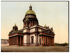 Россия, Санкт-Петербург, Исакиевский собор Vintage photochrome, Russia, Saint-P picture