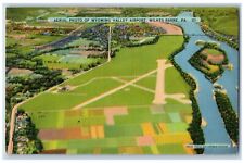 Wilkes-Barre Pennsylvania PA Postcard Aerial Photo Wyoming Valley Airport picture
