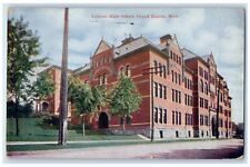 1909 Central High School Building Grand Rapids Michigan MI Antique Postcard picture