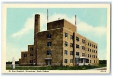 c1930's St. Ann Hospital Building Watertown South Dakota SD Vintage Postcard picture