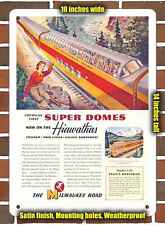 Metal Sign - 1953 Milwaukee Road Hiawatha Super Domes- 10x14 inches picture
