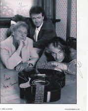 The Strawbs Dave Lambert Dave Cousins Brian Willoughby HAND SIGNED Photograph picture