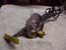 Vintage ANDROCK HAND MIXER/EGG BEATER Kitchen Utensil GREEN Bakelite RARE COND. picture