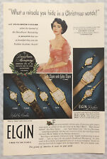 Vintage 1949 Original Print Ad Full Page - Elgin Watches - What A Miracle picture